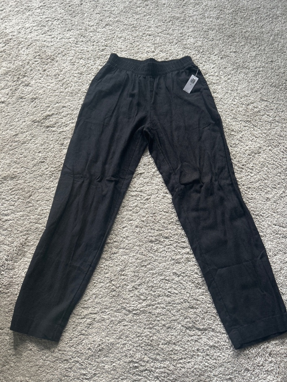 Old navy linen black pants Small Tall